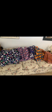 SCRUB TOPS Holiday Tops Matching Navy Pants 