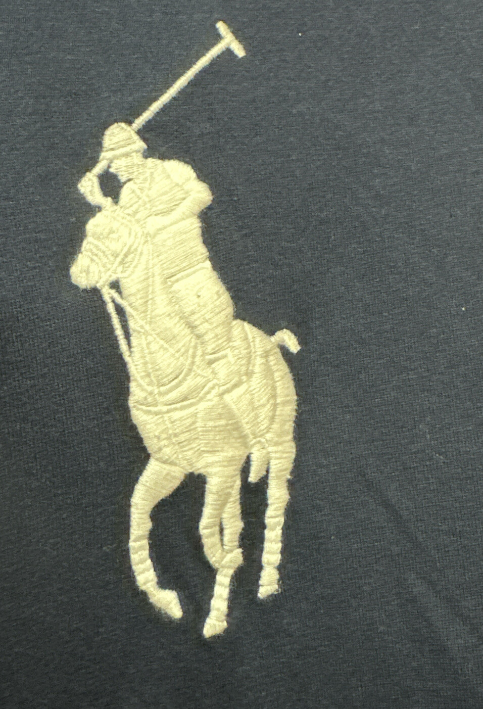 Polo Ralph Lauren ""Polo 1967" grande pony manica lunga blu con cappuccio taglia S