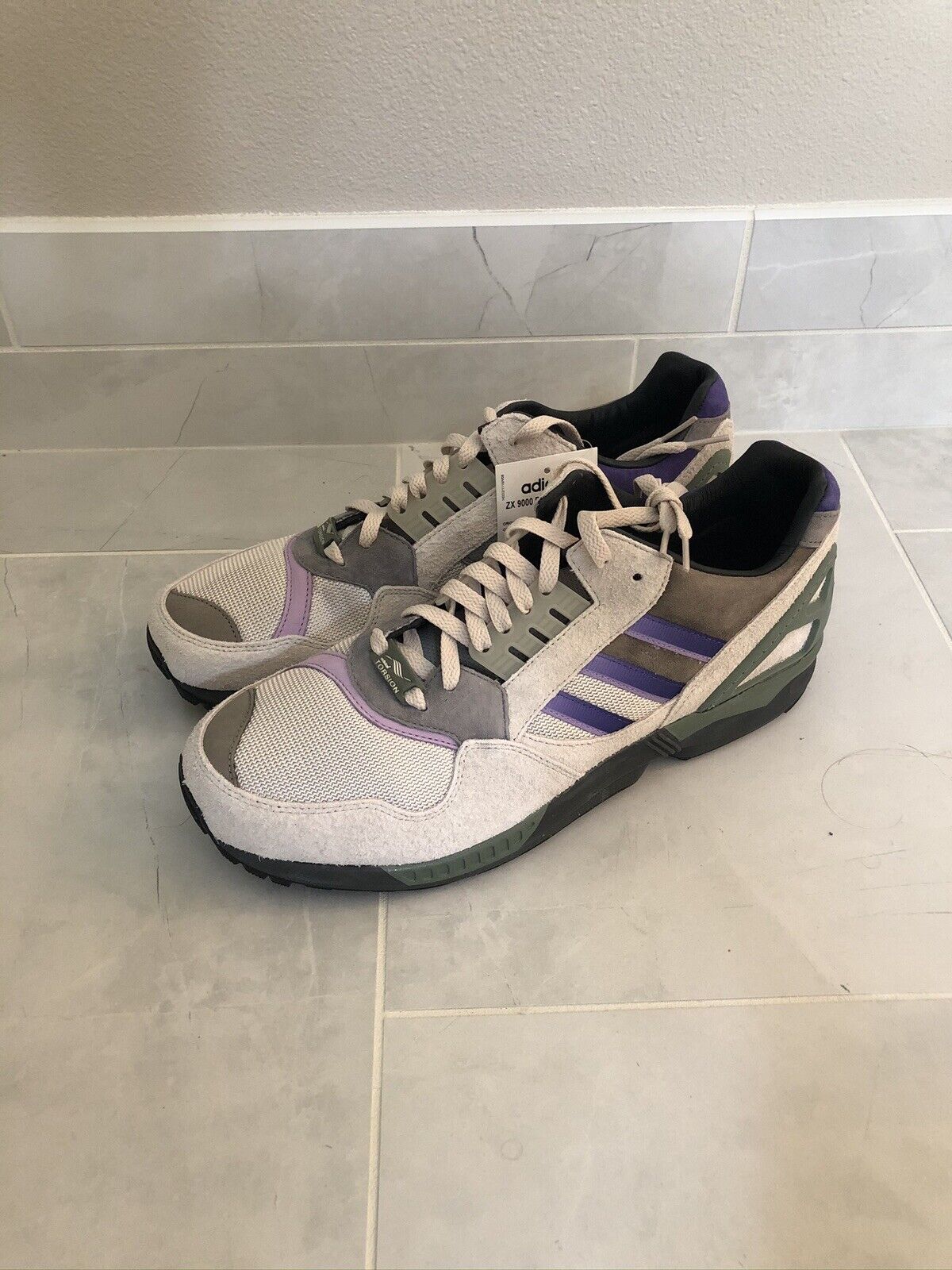 adidas x Packer Shoes ZX 9000 Meadow Violet DS sz 13 EG8971 Consortium  ZX9000