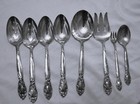 New ListingOneida Community silverplate flatware Ballad - 8 serving pieces