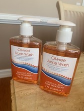7 oz Bottle OIL-FREE ACNE WASH Treatment SALICYLIC ACID Face Clean-NEW Set Of 2