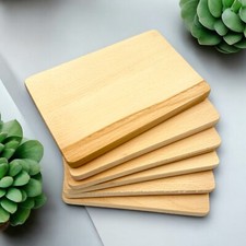 Frühstücksbrettchen Frühstücksbrett Vesperbrett eckig Holzbrett Buche 18x12cm