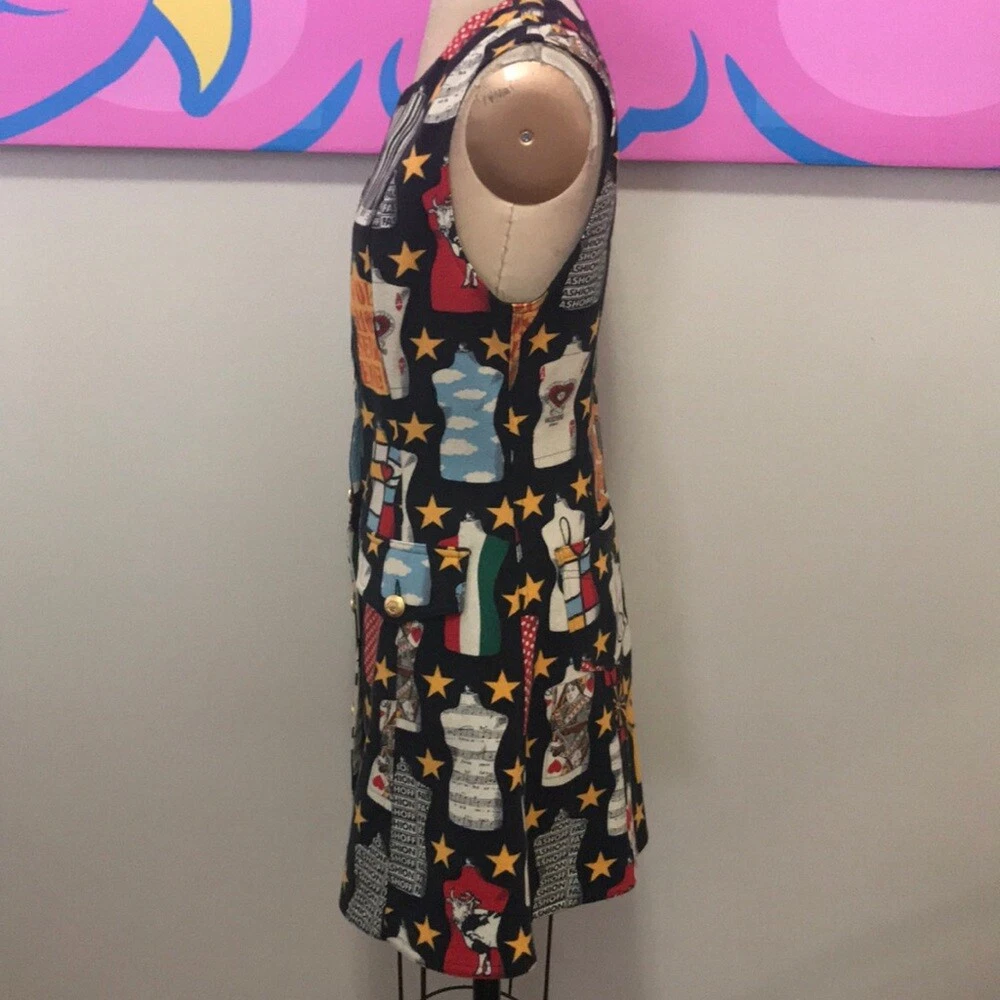 Moschino Jeans Abito Lana Manichino