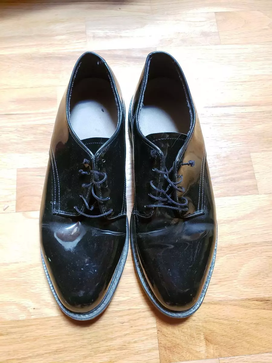 Vintage Mens LOUIS VUITTON Oxford shoes Leather black Size 11 Vibram