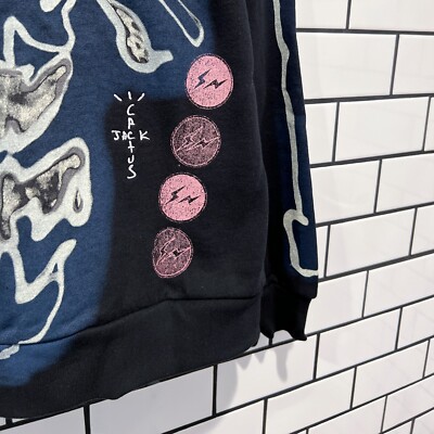 TRAVIS SCOTT CACTUS JACK FRAGMENT SKELETON GRAFFITI FULL ZIP