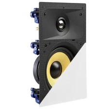 TDX 6.5" 2-Way In Wall Home Theater Surround Sound Speaker Flush Mount White New