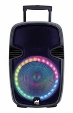 Portable 15” Bt Party Speaker W Circular Multi-color Disco Light (nds-1520)