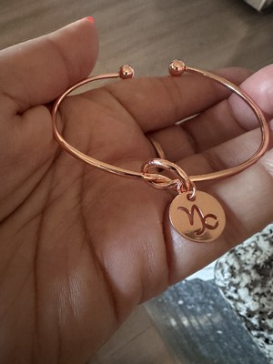 Capricorn Bracelet Rose Gold Color