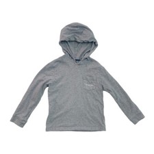 B09-Vineyard Vines, 6Y, l/s cotton hoodie tee shirt 6,Gray,Cotton 