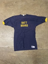Vintage Russell Athletic Batt Board Stitch Tee Sz XL Baseball