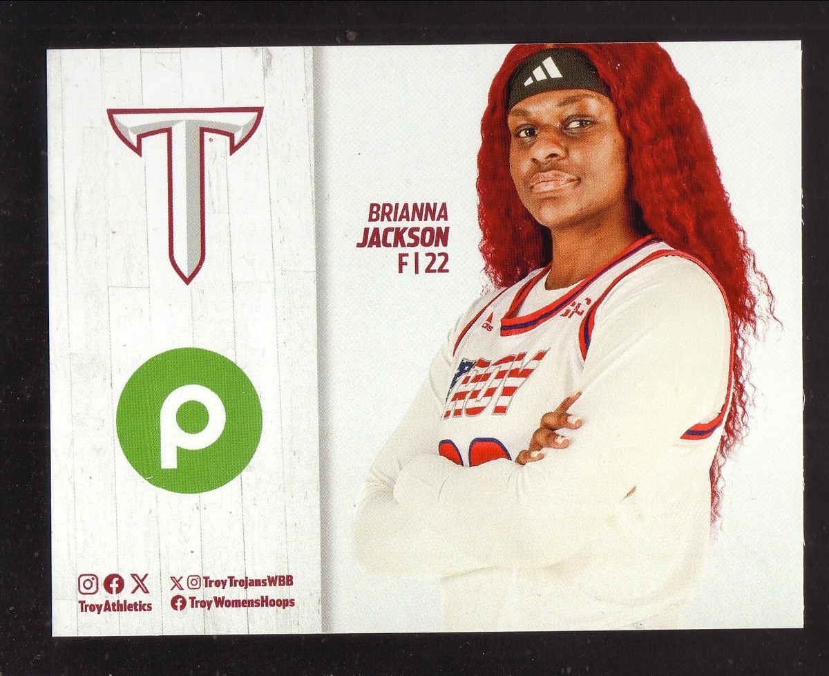 2024-25 Troy Trojans Basketball Pocket Schedule Publix Sun Belt