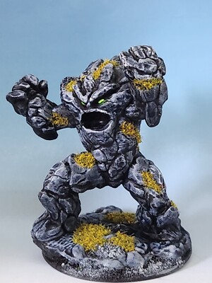 Earth Elemental painted mini WizKids Miniatures for RPGs like D&D