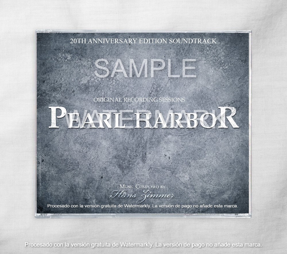 Pearl Harbor Complete Score Hans Zimmer 4CD 20th Anniversary