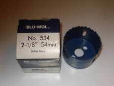 (2161.) Blu-Mol Hole Saw 2-1/8" (54 mm) Made in USA