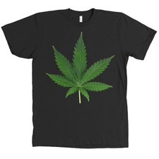 Weed Leaf Real Picture Bella  Canvas T Shirt Marijuana Pot 420 - MANY COLORS