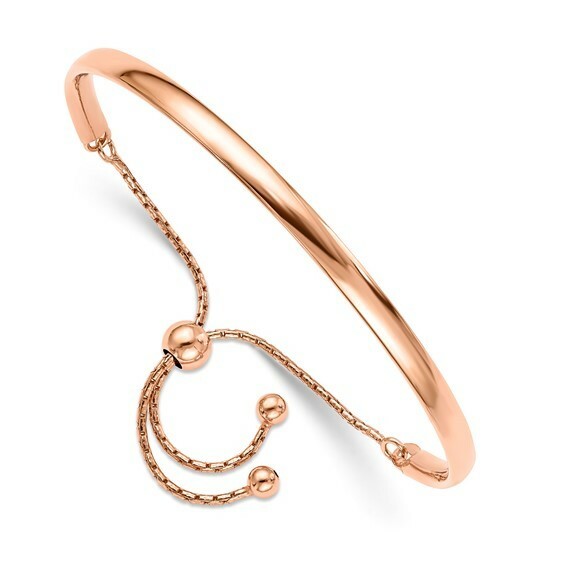 BRAND NEW* Leslie's Sterling Silver Rose Gold-plated Polished