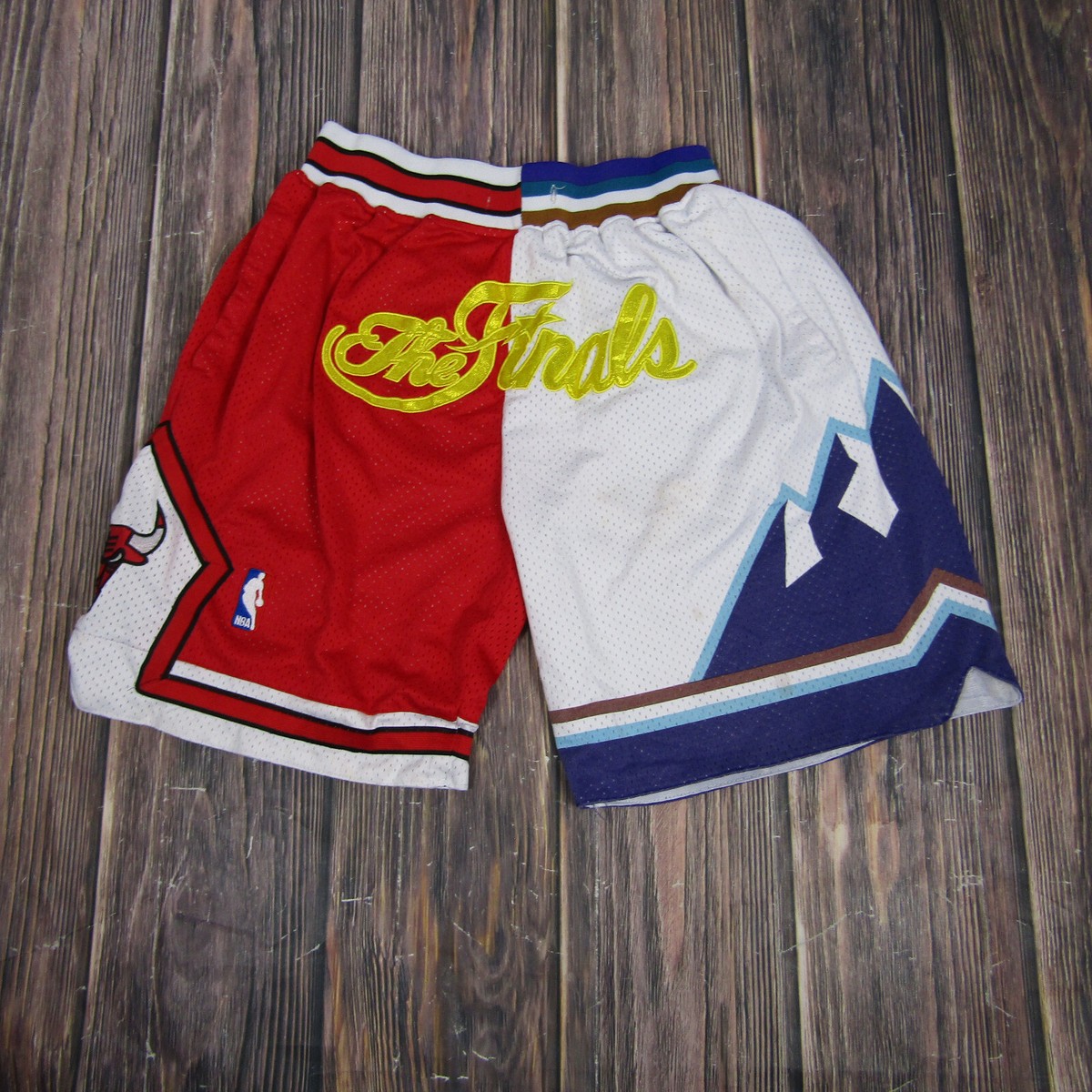 Just Don 1997 NBA Finals Shorts Chicago Bulls Utah Jazz Men Large