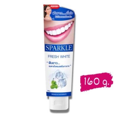 Sparkle White Toothpaste formula helps whiten teeth Fresh breath 160g