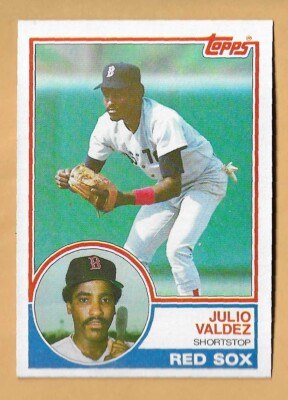 JULIO VALDEZ BOSTON RED SOX #628 - TOPPS NM-MT 1983 | eBay