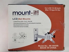 Mount-It MI-405SB - LCD Wall Mount for Flat Panel LCD 13" - 30" TV Monitor 