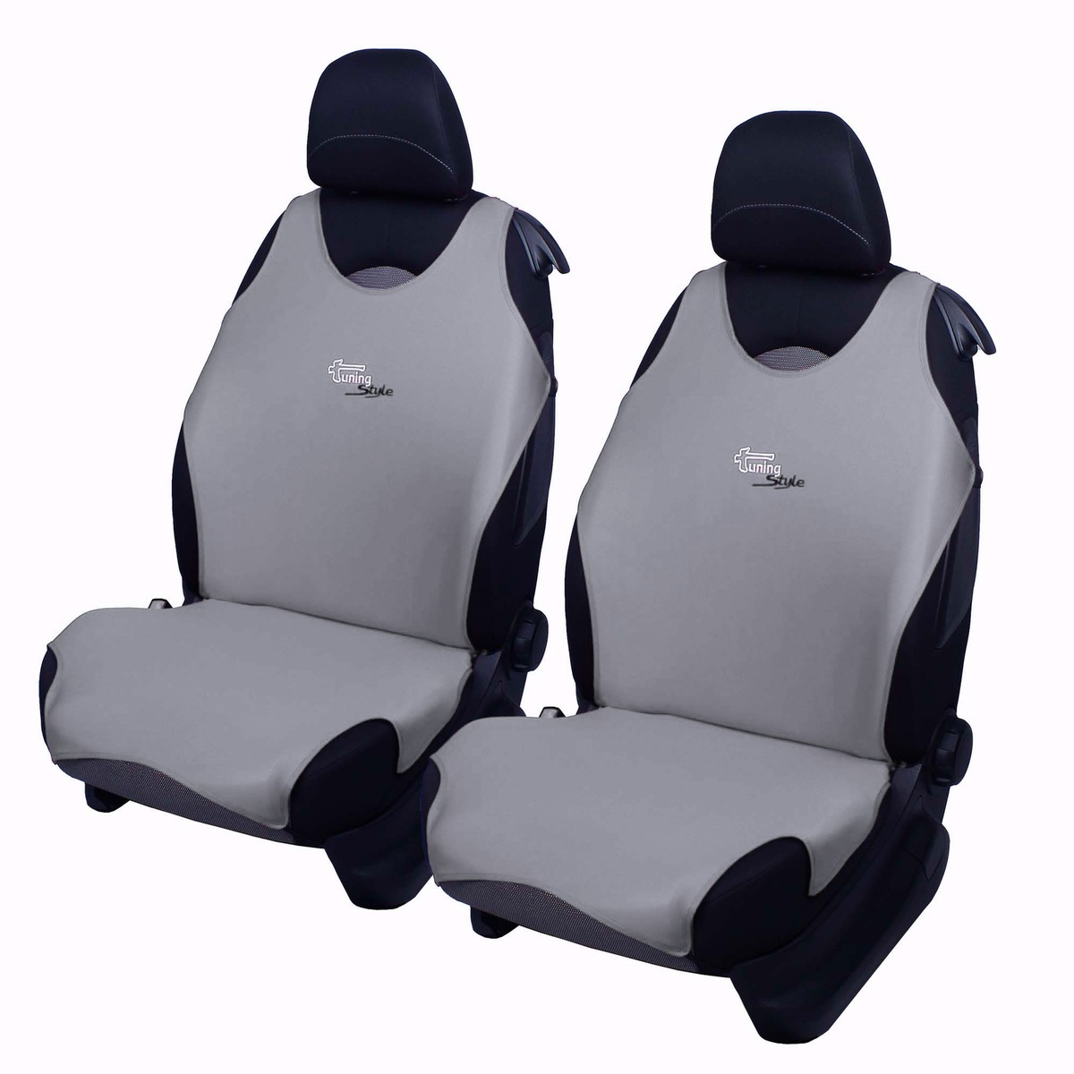 Grey Car Seat Covers for Fiat 500 500C 500X 500L 500e Panda