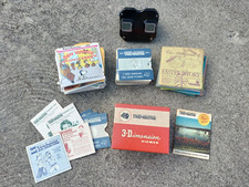 View-Master 3D Viewer 2 Sawyers Model C E VTG Stereoscope - 48 Reels Disney