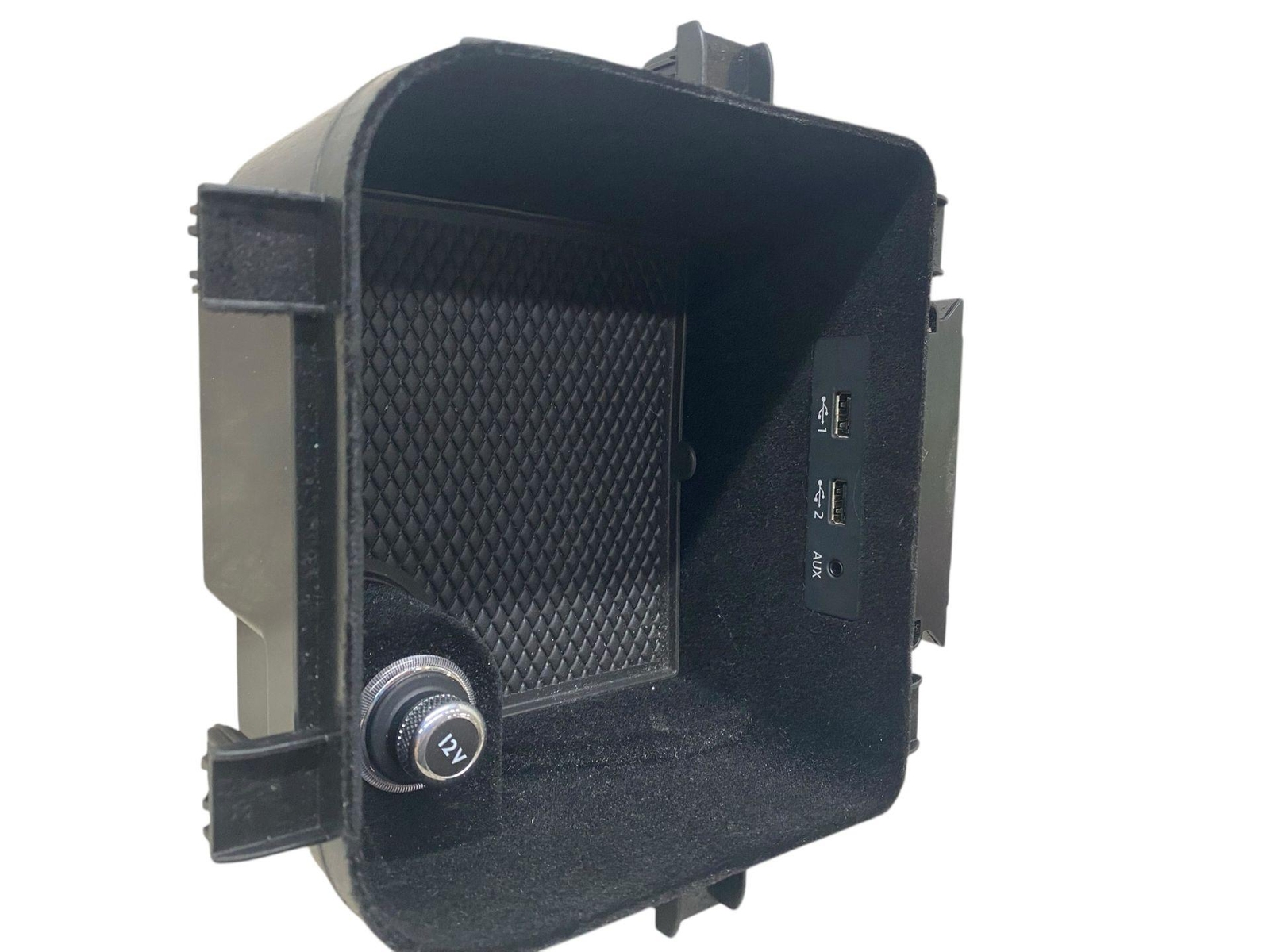 16-20 BENTLEY BENTAYGA OEM CENTER CONSOLE STORAGE COMPARTMENT BIN / USB PORT HUB