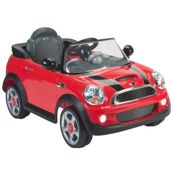 Kids Mini Cooper 6V Electric Outdoor Ride On Car with Remote Control+LED Lights - Image 2 of 4