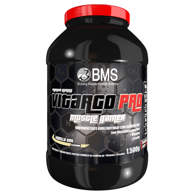 BMS Vitargo Pro Muscle Gainer 1.500g Vanilla Oat (26,63 EUR/kg)
