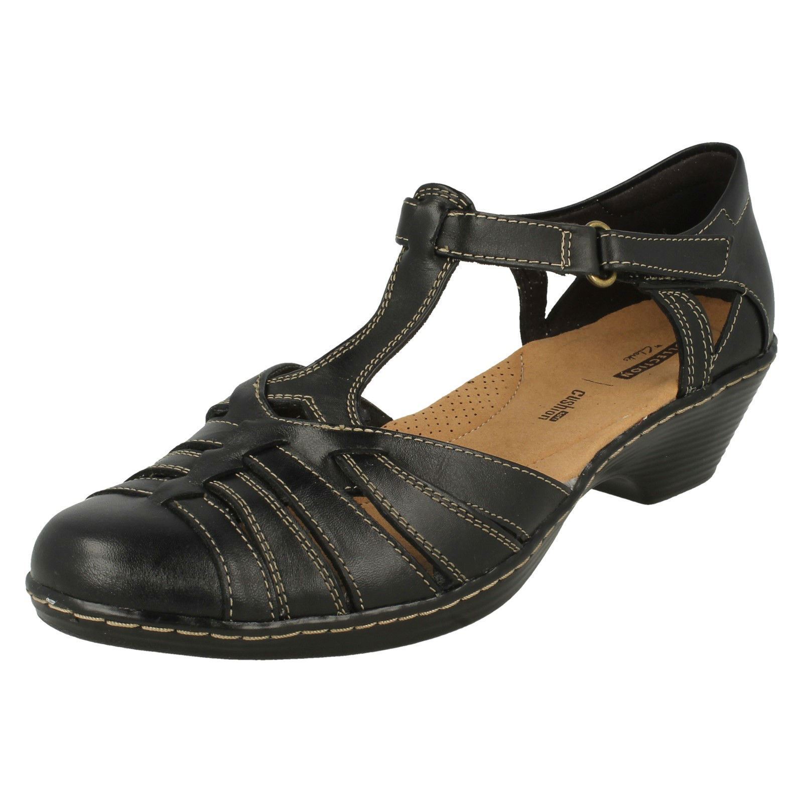 clarks t bar ladies shoes
