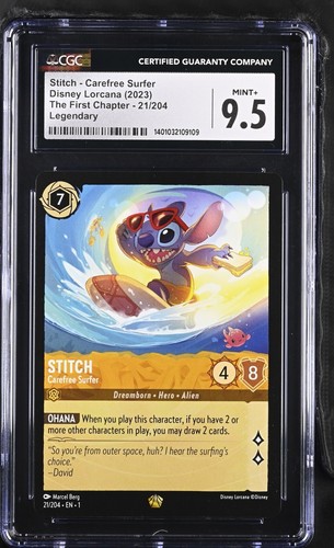 Stitch - Carefree Surfer graded CGC 9.5 for sale on eBay