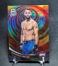 Dominic Reyes Spectra Silver Prizm Holo Chrome 2023 Chronicles UFC Card #387