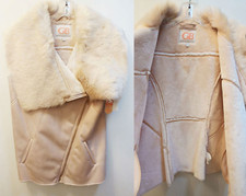 New W Tags - Gianni Bini Gb Plush Pink Faux Fur & Suede Vest - Perfect For Fall