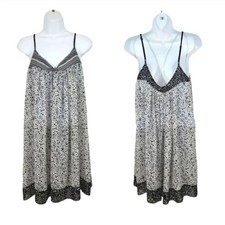 NEW Y2K Oscar De La Renta Pink Label Black & White Nightgown Chemise Lingerie