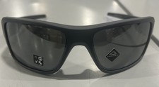 OAKLEY DOUBLE EDGE SUNGLASSES - DARK GRAY FRAME GRAY PRIZM LENSES, 66-17-128