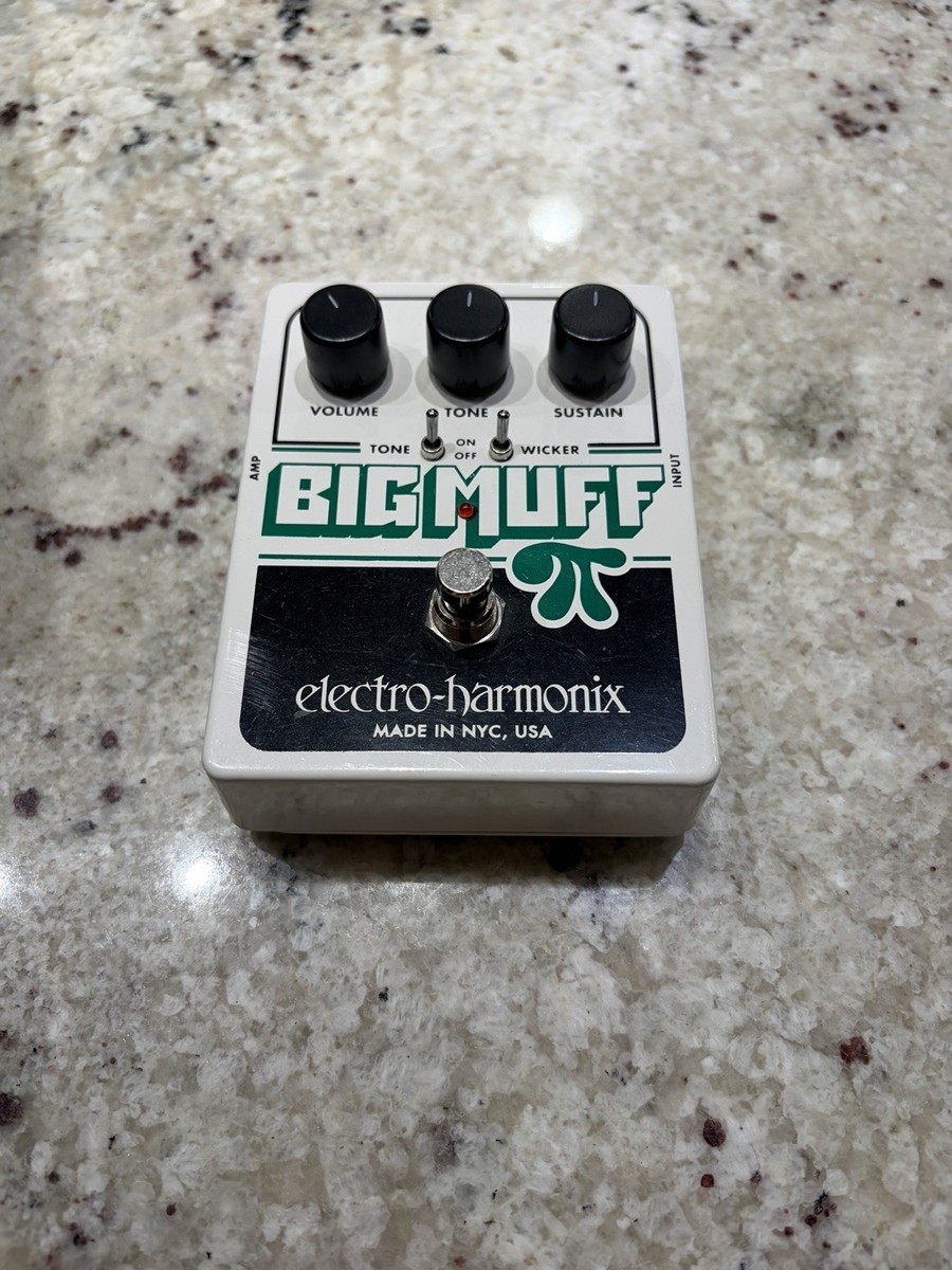 Used Electro-Harmonix EHX Big Muff Pi w/ Tone Wicker Fuzz Guitar