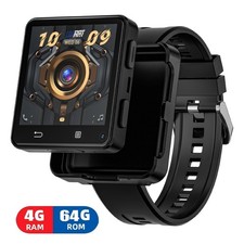 4G Android Smart Watch Large Screen 4G RAM  64G ROM GPS WiFi Camera Smartwatch