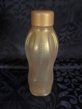 Eco Easy Trinkflasche gold 500 ml Schraubverschluss Flasche Deckel Tupperware