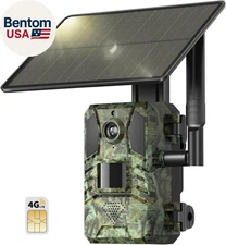 Trail Camera Cellular Trail Cameras 2.7K Live Streaming 4G LTE Cellular Gen 3Rd 