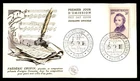 Mayfairstamps France FDC 1956 Chopin Music Notes Pen First Day Cover aaw_83335