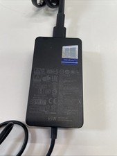Microsoft Surface 65W Power Supply Adapter Charger OEM Model 1706 with USB Port