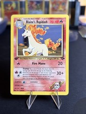 Blaine's Rapidash 33/132 1st Edition Uncommon Gym Challenge Pokemon Nice 2000 on eBay