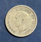1939 Canada King George VI "MOOSE / Caribou" SILVER Quarter Coin 80% AG: 20% CU