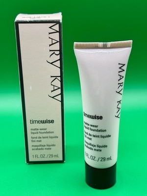 NIB Mary Kay Timewise Matte Wear BEIGE 1 Liquid Foundation 1 Fl. Oz. 038757  