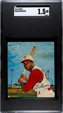 1964 kahn's Frank Robinson Cincinnati Reds FR SGC 1.5