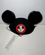 Disney World Mickey Mouse Adult Face Mask Ears Black 56cm