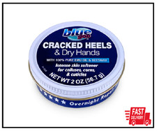 Blue Goo CRACKED HEELS DRY HANDS Skin Softener for Dry Feet, Hands, Hydrating