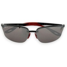 Ray-Ban RB4322M Scuderia Ferrari Square Rimless Polarized Sunglasses