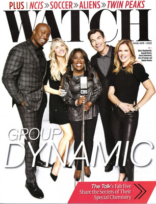 WATCH Magazine (CBS) March/April 2022 The Talk's Fab Five NCIS Twin Peaks Soccer