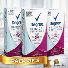 Degree Clinical Protection 5-in-1 Antiperspirant 1.7 oz-Pack of 3